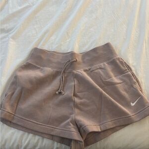 Nike Women's Athletic Shorts in Light Tan